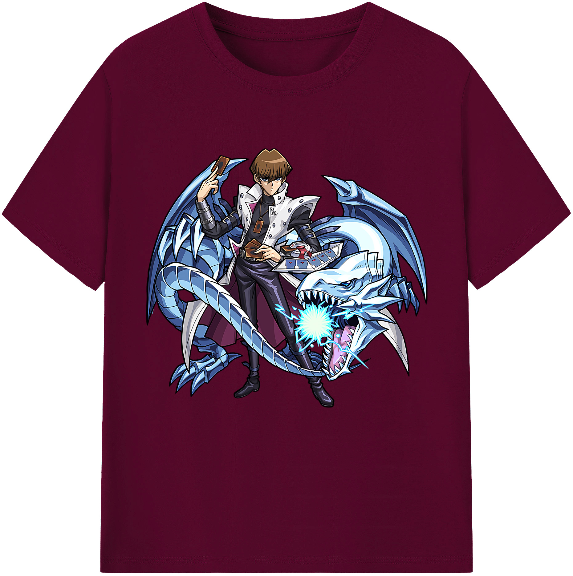 （画像用） 遊☆戯☆王 Yu-Gi-Oh! レディースカジュアルプリントTシャツ（綿100％）